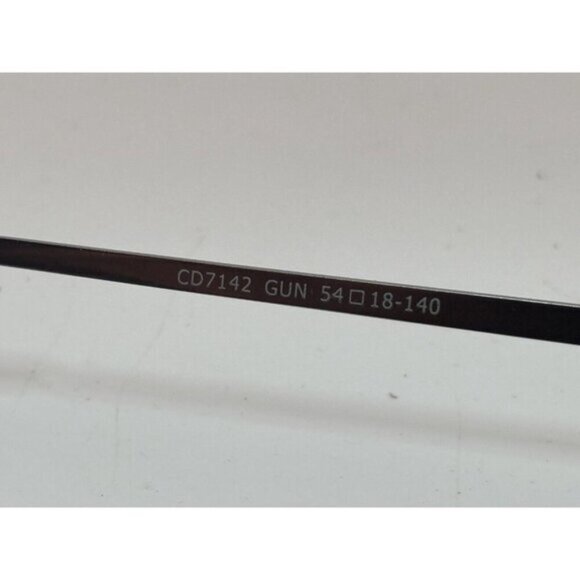 1 CARDUCCI Flex Hinge CD7142 GUN 54-18-140 Silver Eyeglass Frames - Picture 4 of 6